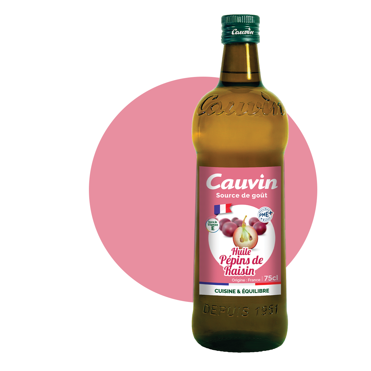 Huile pépins de raisin - Huile Cauvin
