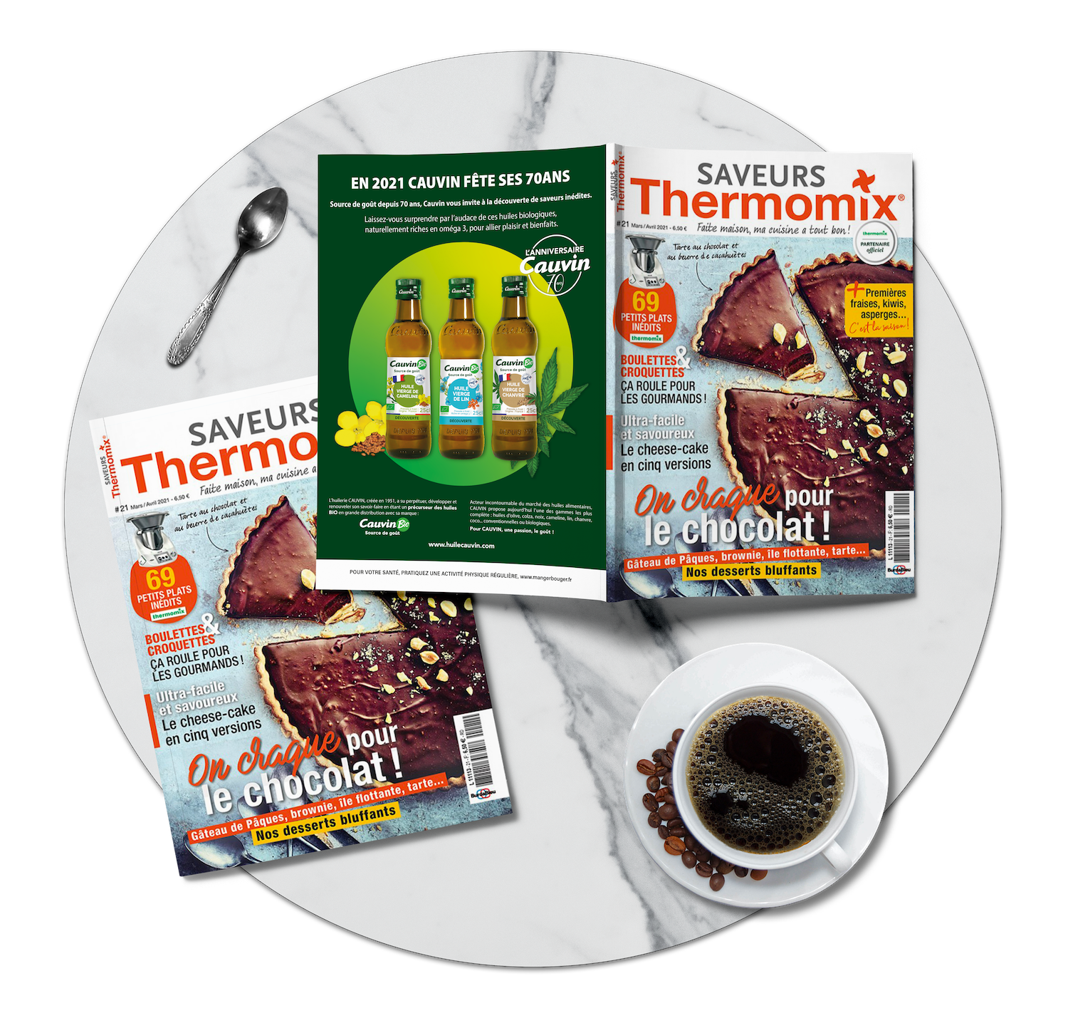 Cauvin in ''Saveurs Thermomix''