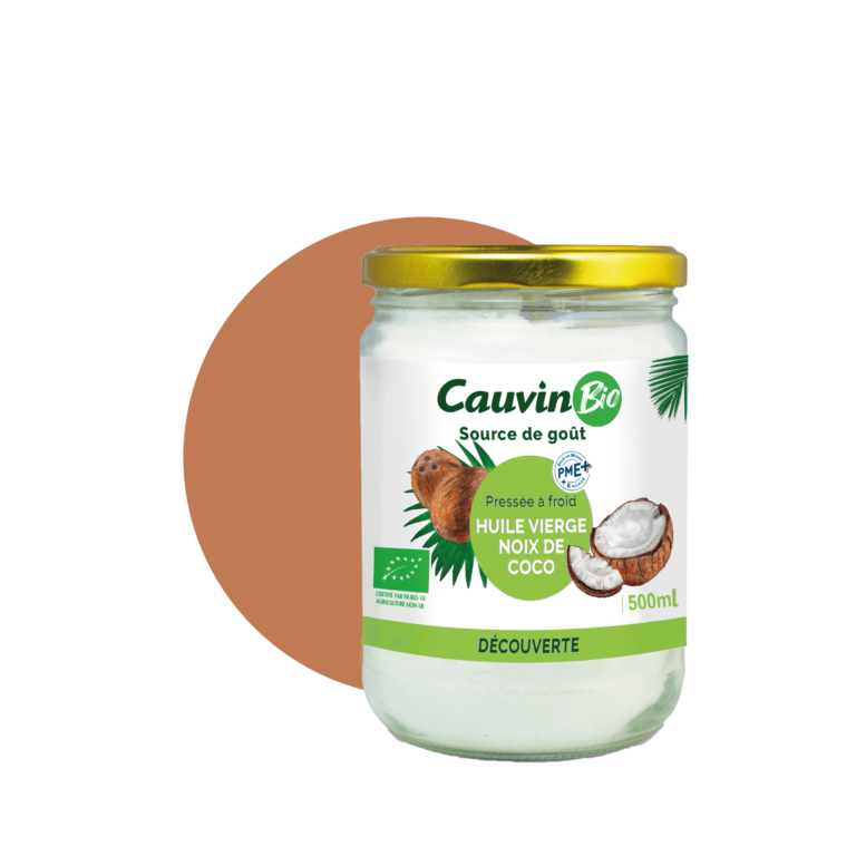 Huile vierge de Noix de Coco BIO - Huile Cauvin